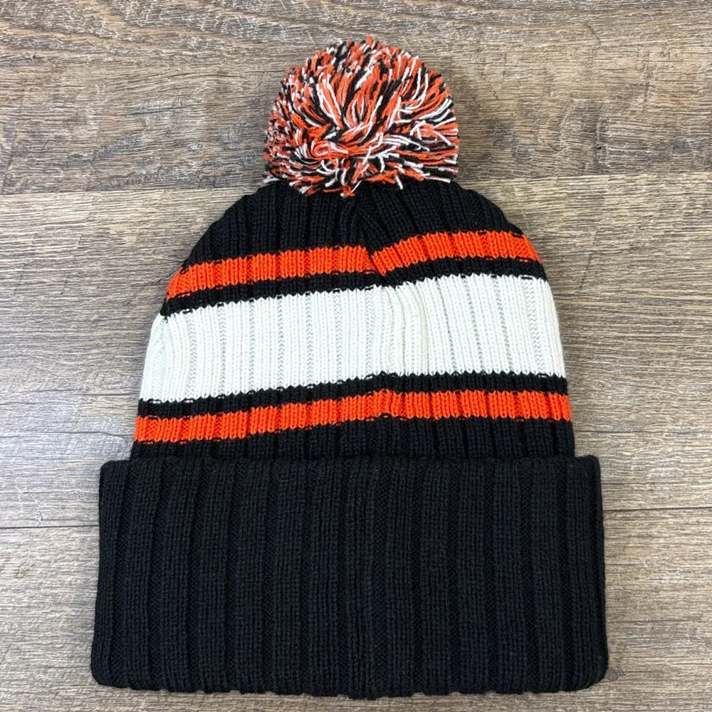 🧡 Baltimore Orioles ‘47 Brand OSFA Pom Beanie – NWT 🖤
